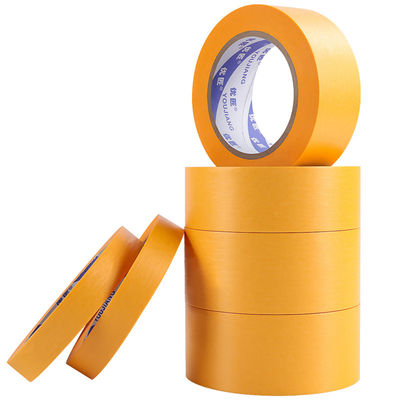 Gelbes Acryl-Klebstoff-Washi-Maskenband zum Lacken von Autos OEM