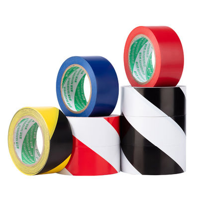 Weiß-Schwarz-PVC-Band 50 mm Spurmarkierung RoHS-Zertifizierung