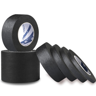 Schwarze Maskenpapierband für Sprühfarbe Schutzdekoration Schreibmalerband