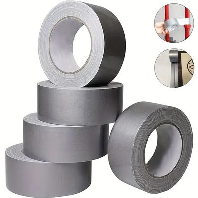 Klebstoff Silber Schwerlaststoff Synthetikkautschuk 170U Druckwasserdichtes Tuchband Dekorativ