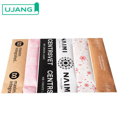 Ökofreundliches benutzerdefiniertes Logo Druck selbstklebendes Kraftpapierband Verpackungsband