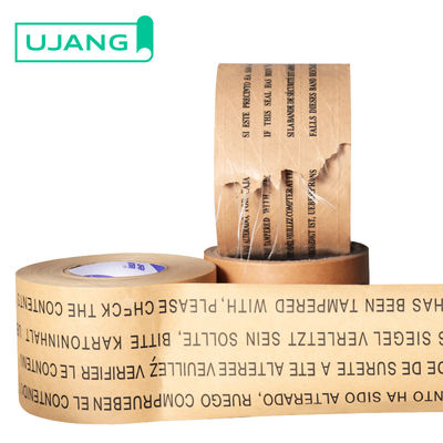 Glasfaserverstärktes Kraftpapier mit Wasseraktivierung Gummiband Wasseraktiviertes Kraftverpackungsteppich