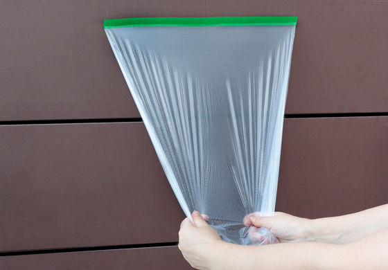 30 cm 4 Flutfeuchtigkeitsbeständige PE-Vorbandmaskenfolie zum Verpackungsschutz