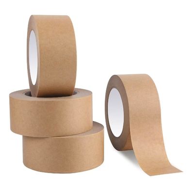 Auftragsgedrucktes umweltfreundliches Kraftband 50 Lbs/in Zugfestigkeit umweltfreundliches kraftgummiertes Papierteppich