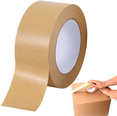 Druckbare Warmschmelz selbstklebende Gummibraun 145 MIC Kraftpapierband