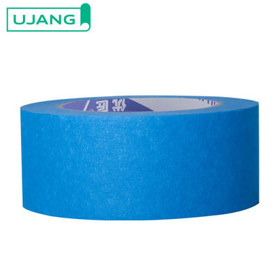 UV-Resistenz 14 Tage Klebe-Crepe-Papier Blaue Maler Restfreies Maskenband für Außenwand