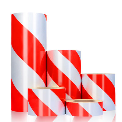 Nachweisbar Rot Grün Weiß Gelb Schwarz Pvc reflektierende Barrikade Warnung Gefahren Sicherheitswarnband