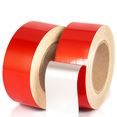 Markierungsteppich Custom Heavy Duty PVC Bodenlinie Rot Straße Parkplatz Selbstklebstoff Sicherheit Industrielle Warnung Bodenband