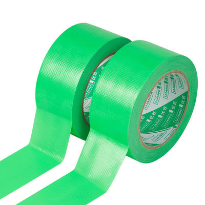 Grünes PE-gewebtes Stoffband für Stucco Einseitiges Acrylwasseraktiviertes Maskenband