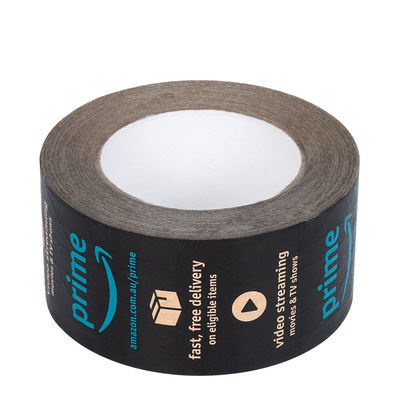 Ökofreundliches benutzerdefiniertes Logo Druck selbstklebendes Kraftpapierband Wasseraktiviertes Kraftpapierband Kraftpapierband verstärken