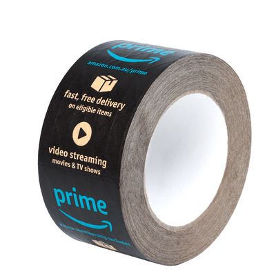 Ökofreundliches benutzerdefiniertes Logo Druck selbstklebendes Kraftpapierband Verpackungsband
