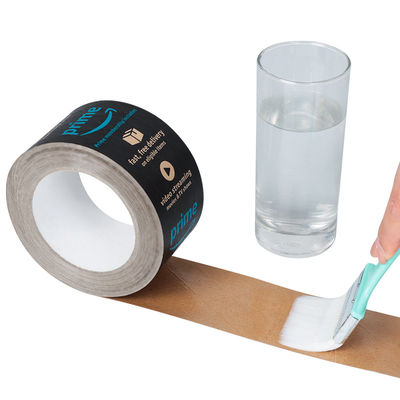 Hochhaftung Karton Versiegelung Druck Logo Farbiges selbstklebendes Kraftpapierband