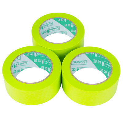 Grünes Maskenband UV-beständig 30 Tage hohe Temperatur 120 Grad Washi Papier Malband für Auto Automotive Lackierung
