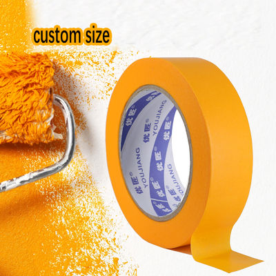 Orange Masking Washi Band Gold Indoor Masking Tape für Dekoration Maler Masking Tape ohne Rückstände und leicht zu reißen