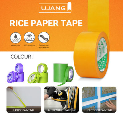 120°C hohe Temperatur Japanisches flaches Papier Washi Maskenband für die Reparatur von Autos Farbenmasken ohne Rückstände