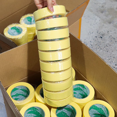 Maskenband Gelb einseitiges Maskenband Spezial für hochtemperaturvolle Farbe, Dekoration